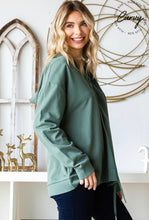 Load image into Gallery viewer, Criss Cross Pullover-Olive

