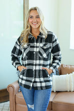 Load image into Gallery viewer, Norah Plaid Classic Black Shacket