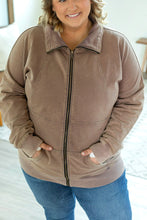 Load image into Gallery viewer, Mocha Vintage Wash Full Zip