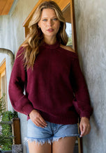 Load image into Gallery viewer, Washed Cotton Cold Shoulder Sweater
