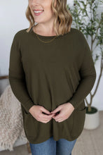 Load image into Gallery viewer, Naomi Pocket Sweater-Olive
