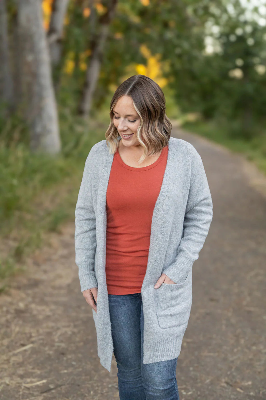 Madison Cardigan-Grey