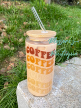 Load image into Gallery viewer, Glass Cold Coffee Tumbler-ETA MAY
