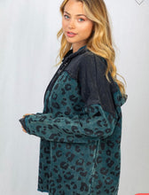 Load image into Gallery viewer, Teal Cheetah Pullover
