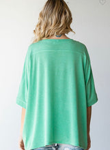 Load image into Gallery viewer, Solid Green Dolman Top
